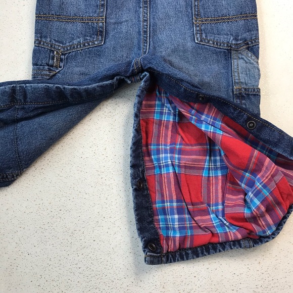 Oshkosh Baby Boy Denim Overall Size 18 Months - Picture 6 of 7